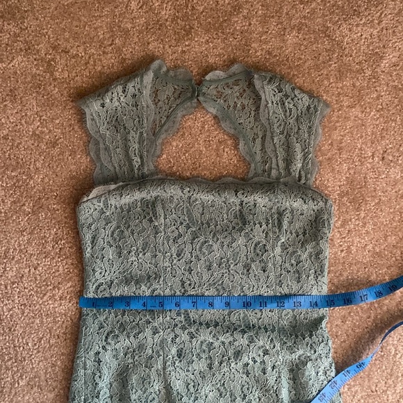 Adrianna Papell lace bridesmaid wedding guest dress size 6 small light blue - Picture 12 of 15